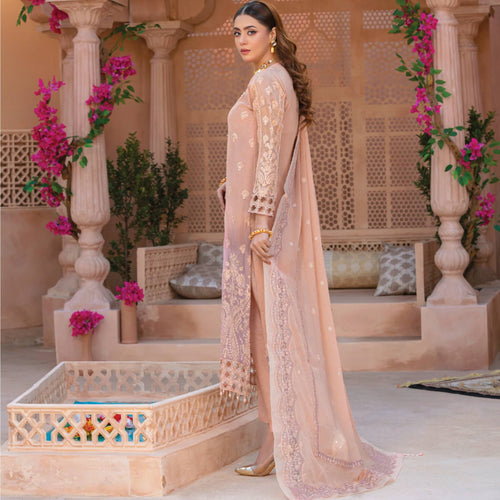 Crinkle Chiffon Ensemble