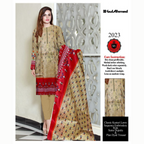 Unstitched Suit, Classic Kasturi Lawn with Sequence Embroidery, for Women