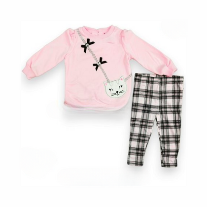 Sweater Suit, Cozy Shirt with Matching Tights, for Baby Girls'