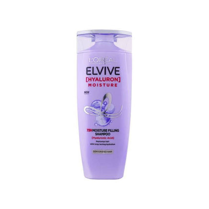 L’Oréal Shampoo, 72H Moisture, 2x Plumper Hair with Hyaluronic Acid