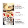 Electric Hand Mixer, Stainless Steel Attachments, Speed Settings