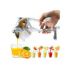 Fruit Juicer Extractor, Full-Size Manual Fruit Press, for Healthy Juices!
