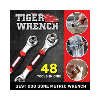 Tiger Wrench, Your Ultimate Socket Solution!, 48 Tools in 1