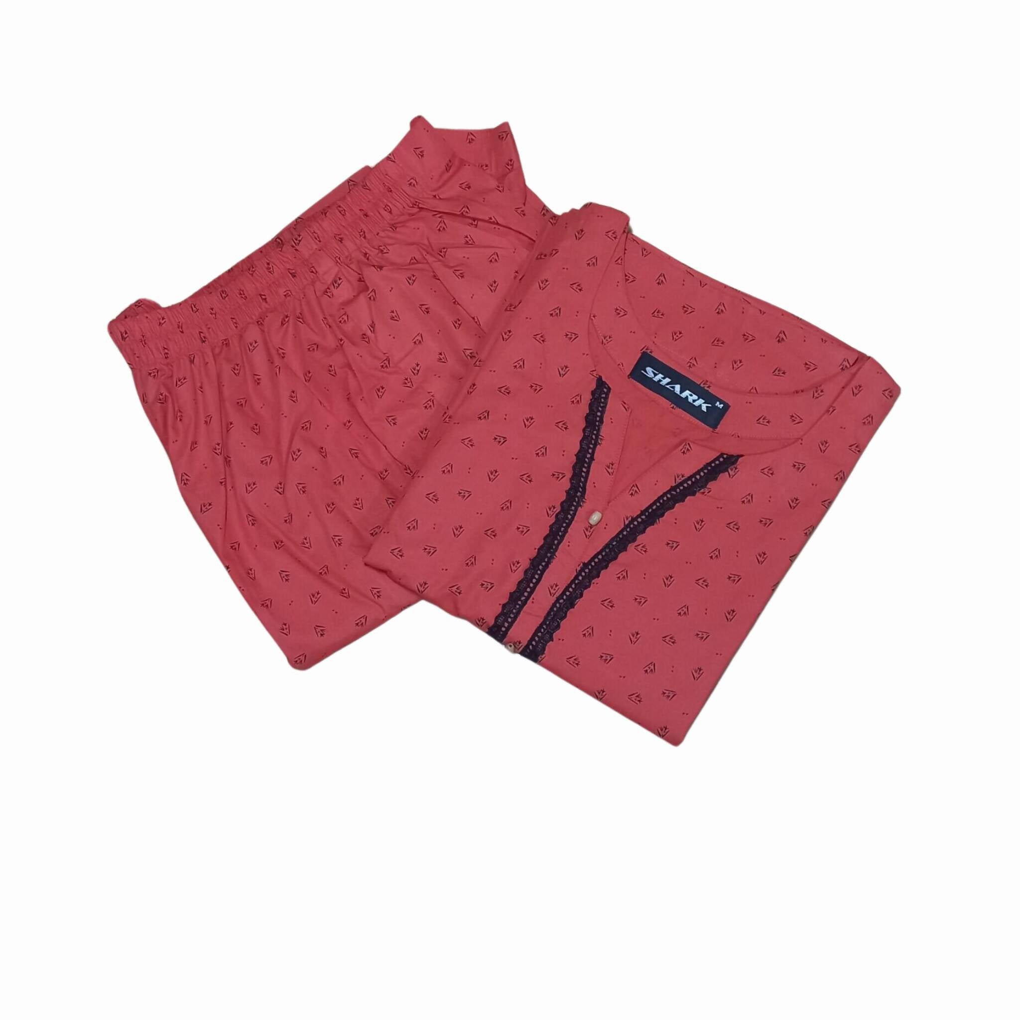 CO-ORD Sets, Poly-Cotton with Lace & Organza Patti Detailing, for Women