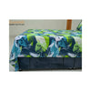 Bed Sheet, Green Petal Poly Cotton - Comfort and Style in One!