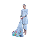 Printed Lawn 3PCS, Vibrant & Stylish Ensemble, for Every Occasion