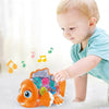 Fish Toy, 360 Rotation, Music, Light, and Wiggling Action!, for Kids'