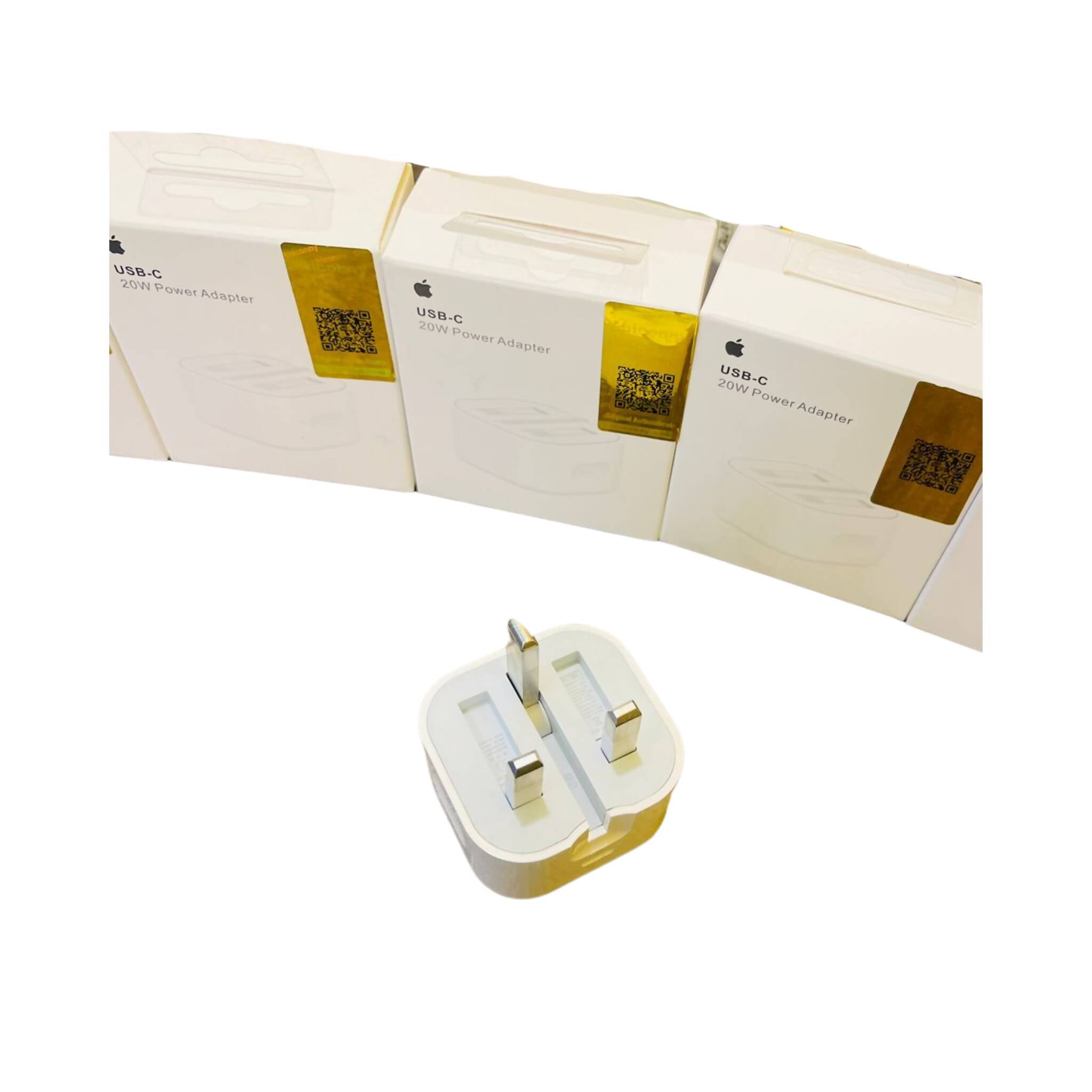 Power Adapter, Apple 20W USB C with Cable, Convenient for home, or On-the-Go charging