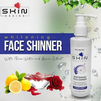 Face Shiner, Rose Water & Lemon Extracts, for Refreshing Look
