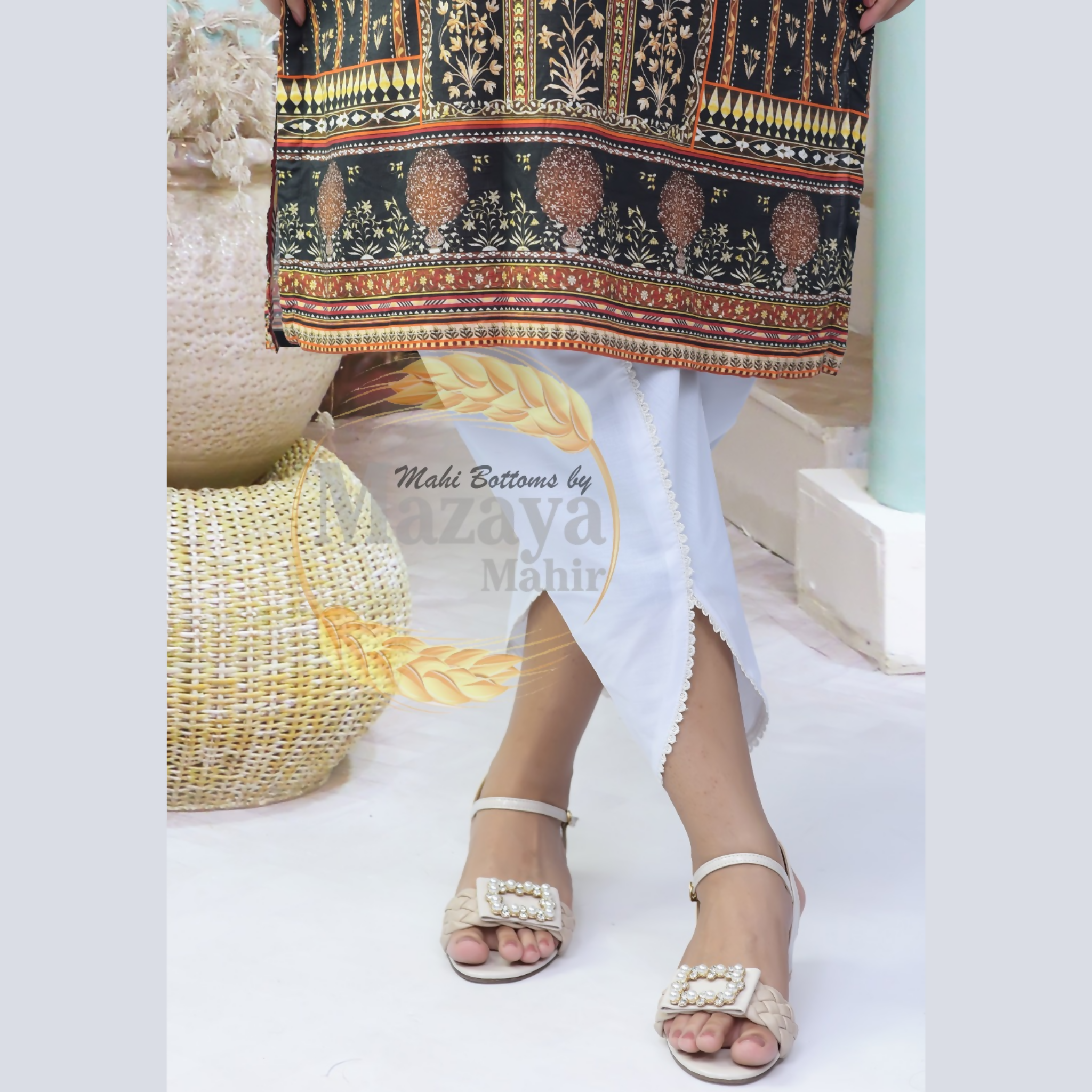 Tulips Shalwars, Stylish Self-Stitched Collection, for Ladies