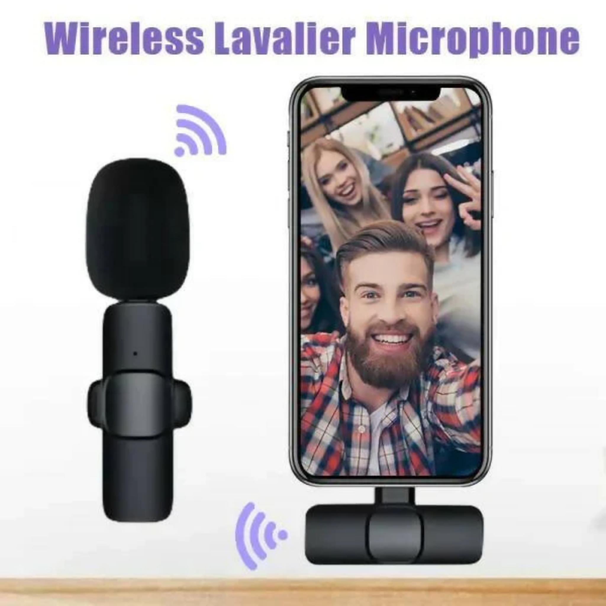 Lavalier Mic, K8 Type-C Wireless , Perfect for Content Creation On-The-Go!