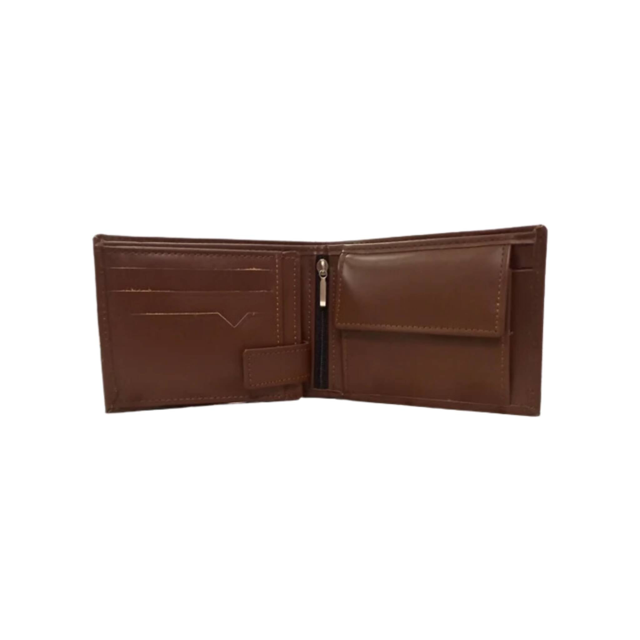Wallet, V13 Precision Pure Leather Trifold with Supreme Elegance, for Men