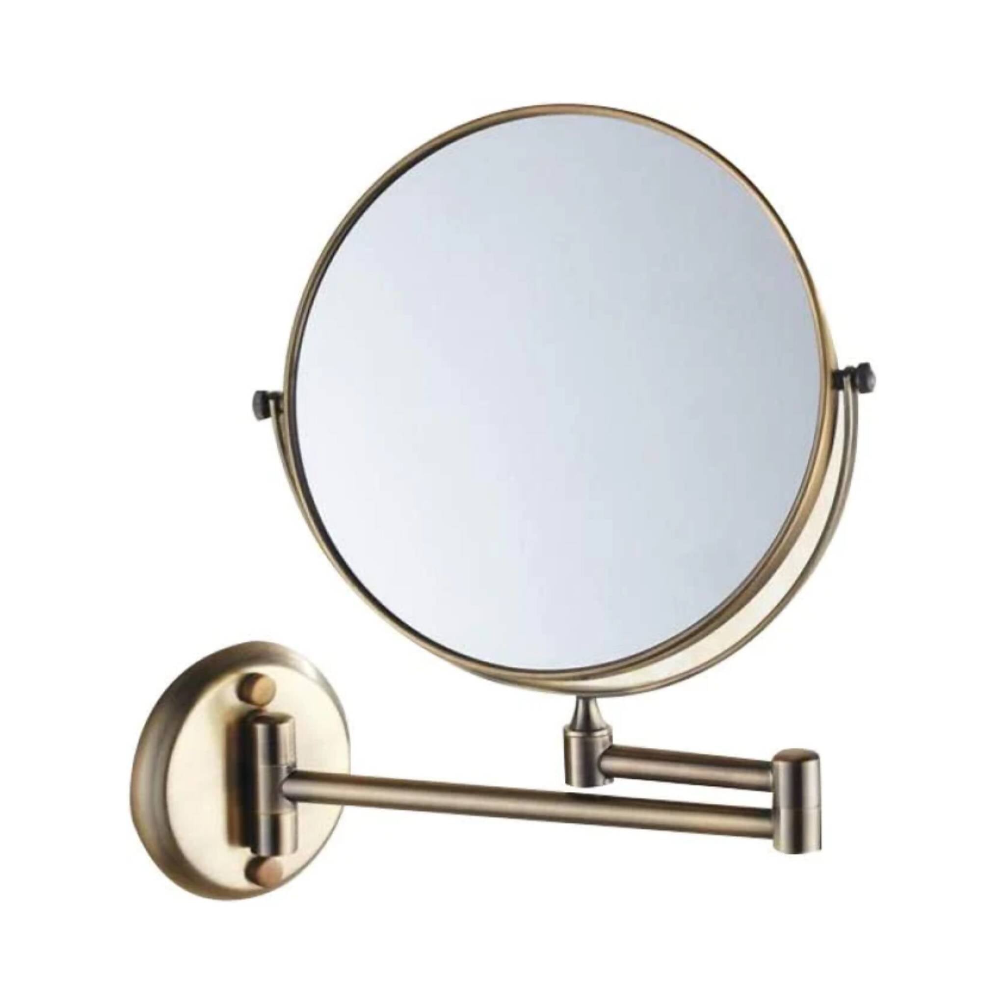 Makeup Mirror, Elegant 360-Degree Rotating with 1x & 3x Magnification, for Home