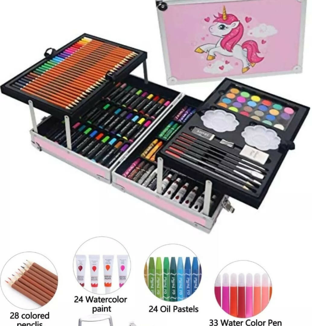 Art Case, Unleash Creativity, 145-Piece Art Set, for Kids & Beginners!