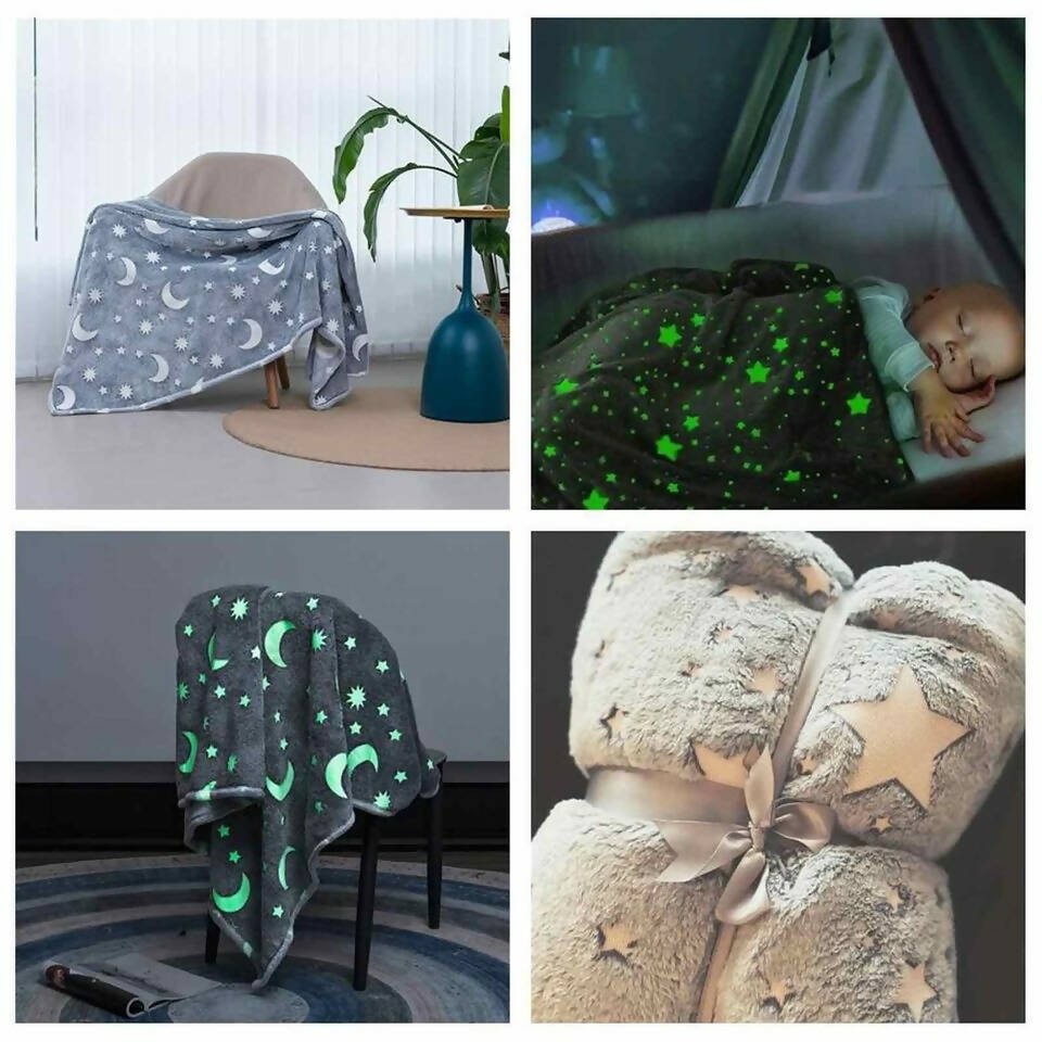 Glowing Blanket, Super Soft Fluorescent, Magical Glow & Ultimate Comfort, for Kids'