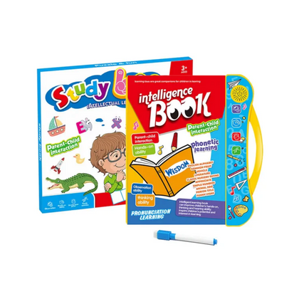 Learning Study Book, Explore Alphabets, Numbers, and More, for Kids'