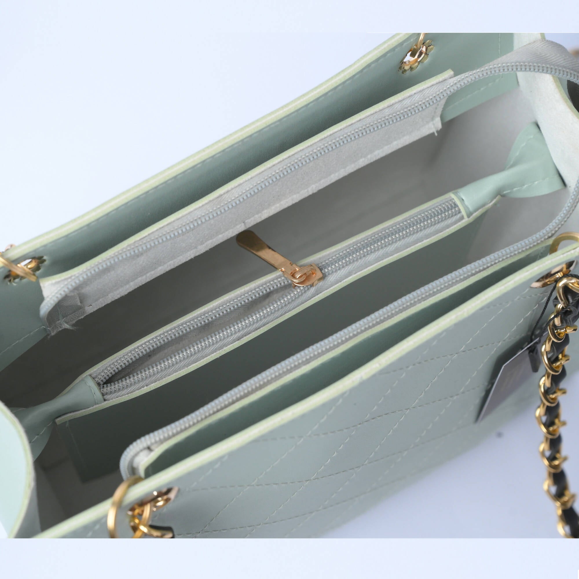 Handbag - Pastel, Style with Function, PU Leather Chain Party Bag, for Women