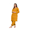 Unstitched Suit, Chikankari Emb Cotton Shirt With Emb Trouser, for Ladies'