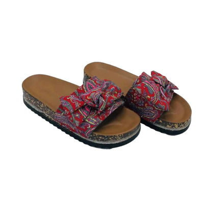 Flip Flop, Print Flower Red & Infusing Everyday Joy, for Ladies'