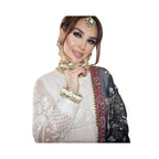 Floral Jewelry Set, Paper Flower & Golden Pollen Artificial, for Women