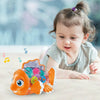 Fish Toy, 360 Rotation, Music, Light, and Wiggling Action!, for Kids'