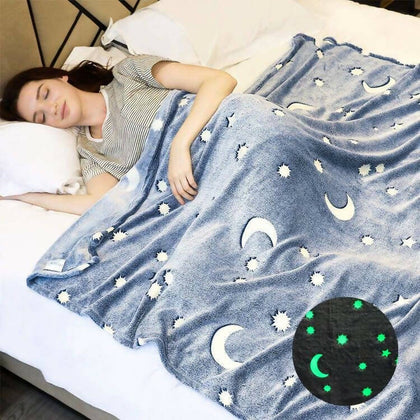 Glowing Blanket, Super Soft Fluorescent, Magical Glow & Ultimate Comfort, for Kids'
