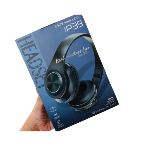 Headphones, Wireless Bluetooth & Foldable, Mic, FM Radio, SD Slot