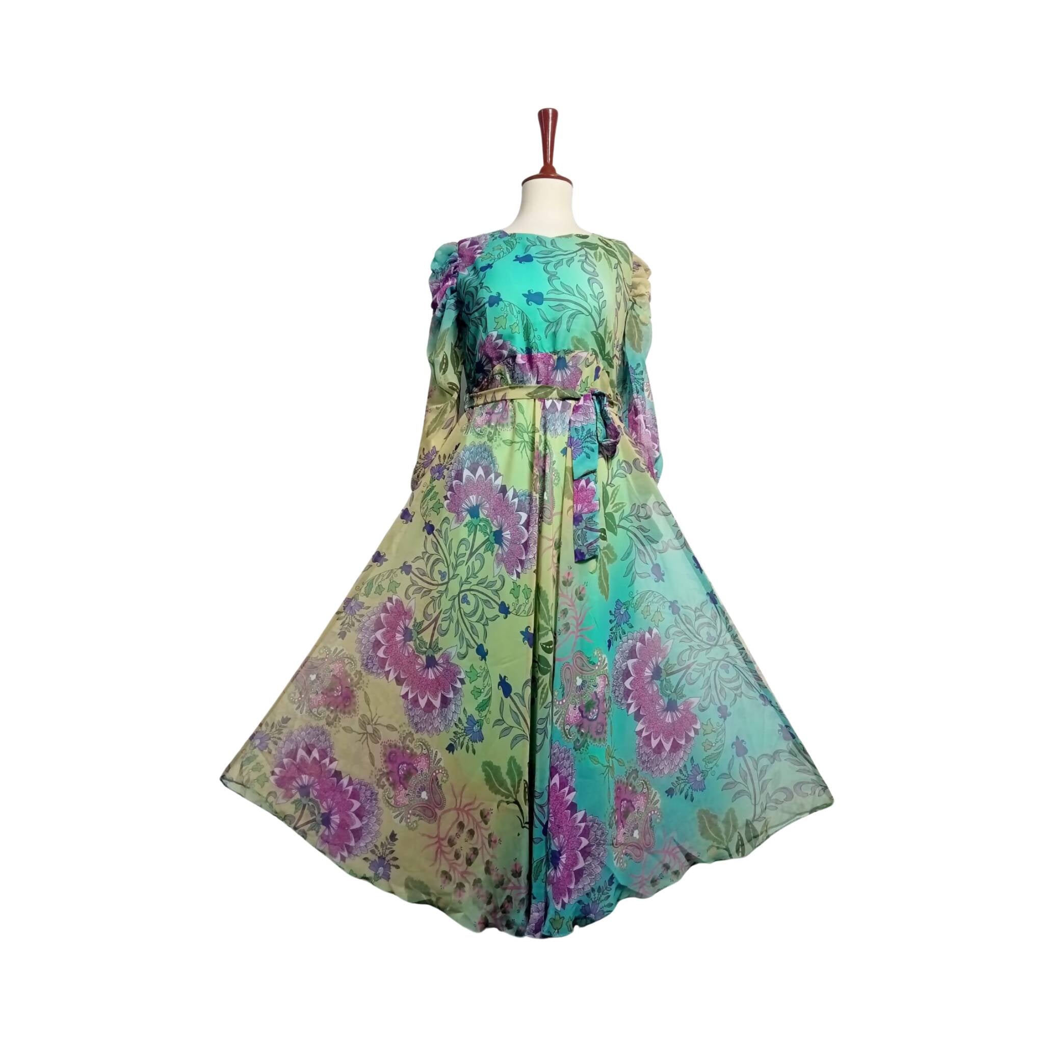  Puffy Shoulder Style Maxi