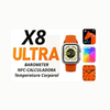 Smart Watch, X8 Ultra, Bluetooth Calling, Wear Teck, Full-Screen HD Display
