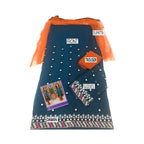 Unstitched Suit, Organza & Net Suit with Malai Trouser, Elegant Embroidery, for Kids'