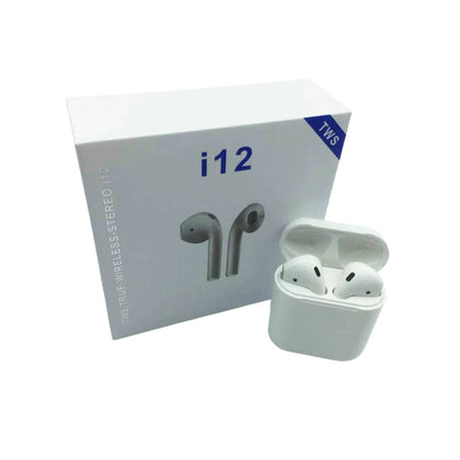 i12 Airpods, Original TWS & Wireless Bluetooth 5.0