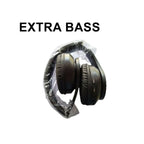 Headphones, Wireless Bluetooth & Foldable, Mic, FM Radio, SD Slot