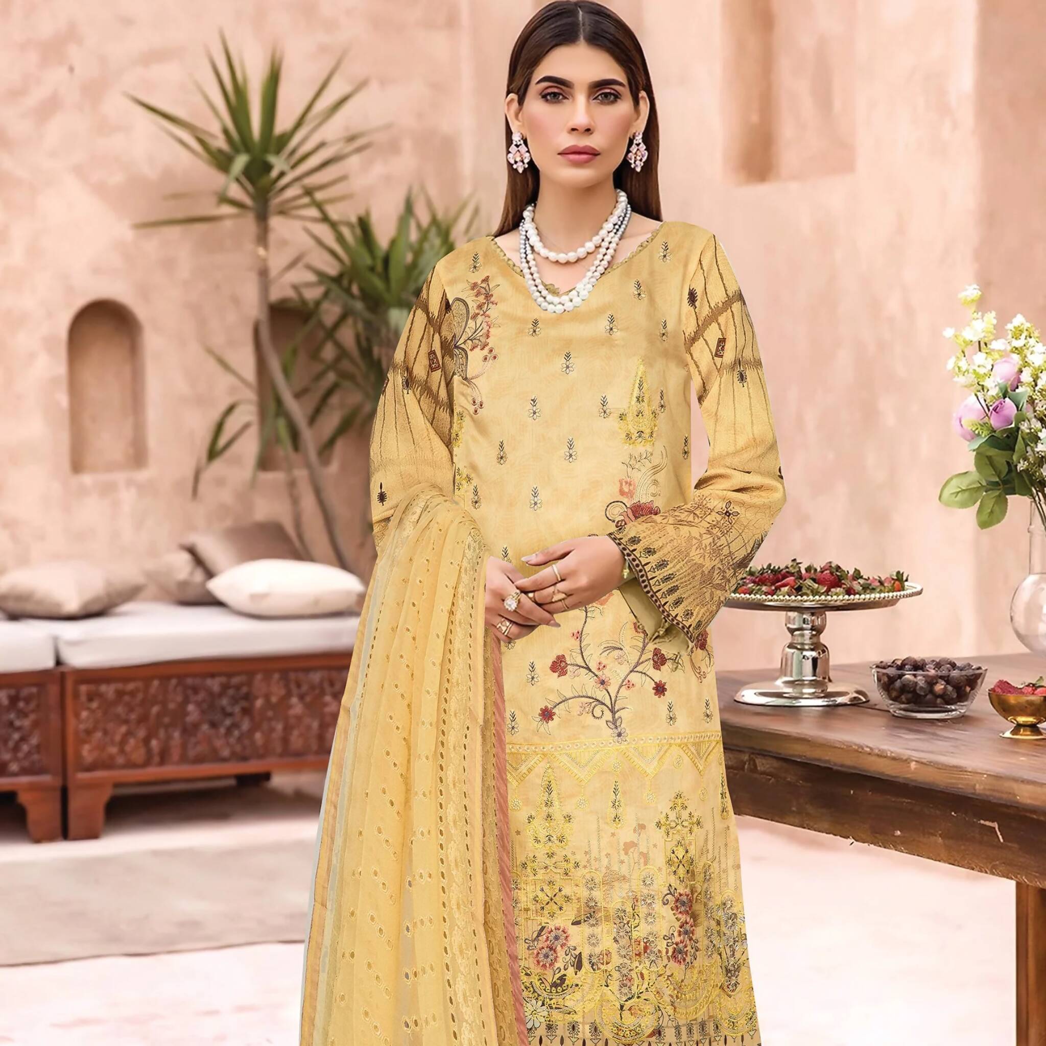Women Unstitched Suit