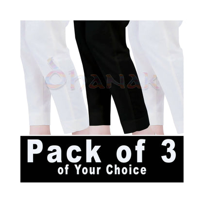 Trousers, Cotton, Casual Wear & Half Elasticated Belt, for Women