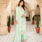 Semi Stitched Crinkle Chiffon Ensemble