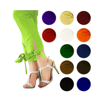 Trousers, Tie Knot & Quality Stitching, for Women