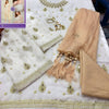 Unstitched Suit, Chiffon & Maysoor Elegance, Embroidered with Mirror Work, for Women