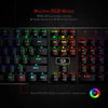 Keyboard, Redragon K556 RGB LED Backlit & Wired Mechanical Gaming