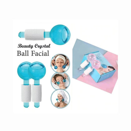 Facial Ball, Beauty Crystal Massage Globes & Soothing, Anti-Aging, for Face & Body