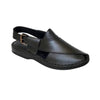 Chappal, Peshawari Classic Black, Cultural Elegance & Comfort, for Men