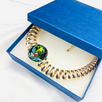 Drum Shaped Necklace, Intricate Design & Versatile Style, for Women