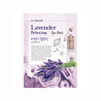 Lavender Spa Mask, Korean Elegance, for Tranquil Skin