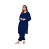 Unstitched Suit, Chikankari Emb Cotton Shirt With Emb Trouser, for Ladies'