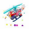 Helicopter Toy, Transparent Gear & Educational Fun with Lights & Music, for Kids'