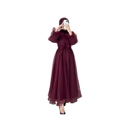 Net Western Maxi, Sophistication Unleashed & High-Quality Elegance, for Women