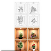 Wall Decor, PVC - 4 Pcs Set, Waterproof and Removable, 30 x 30 cm