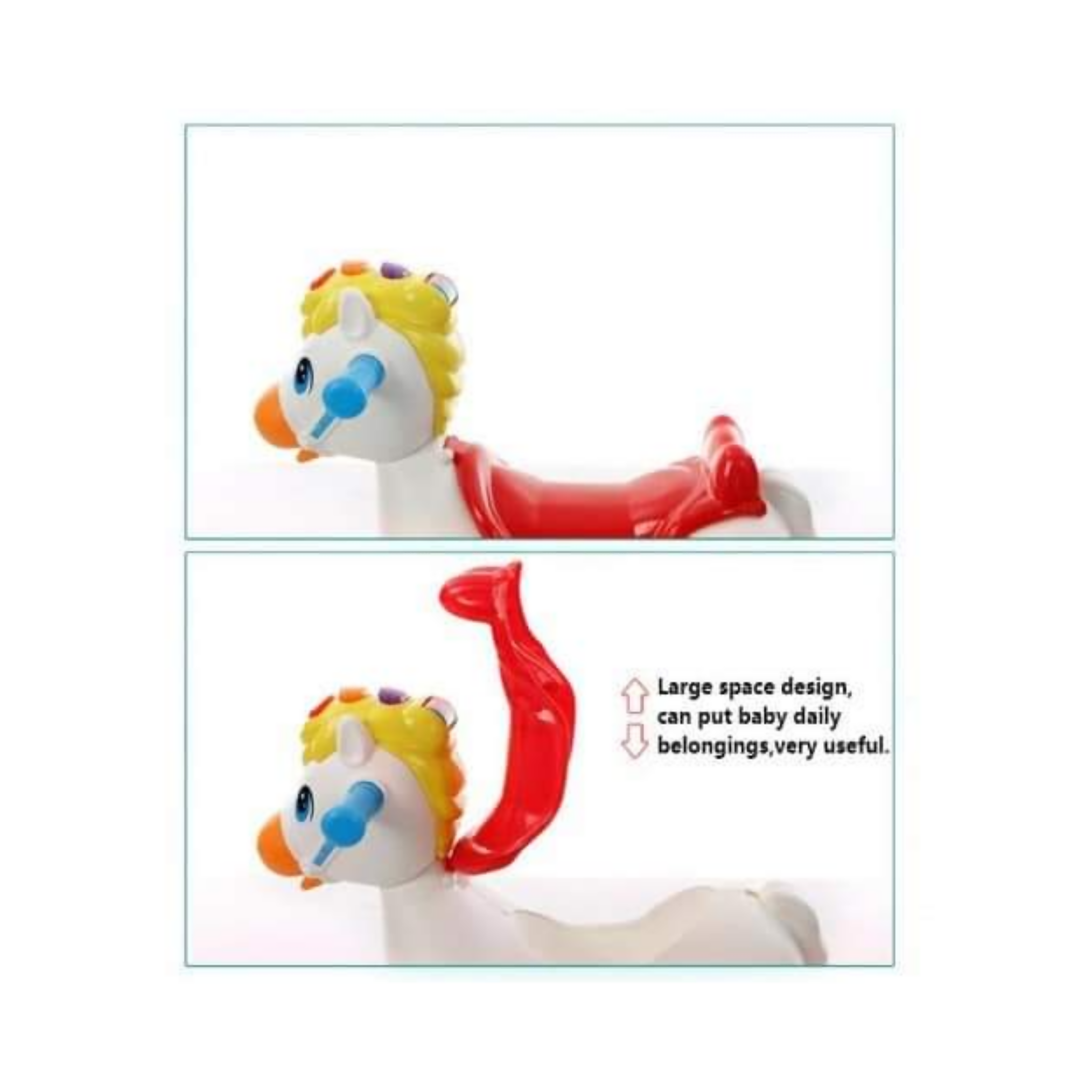 Rocking & Riding Horse, 3-in-1, Versatile Toy, for Toddlers