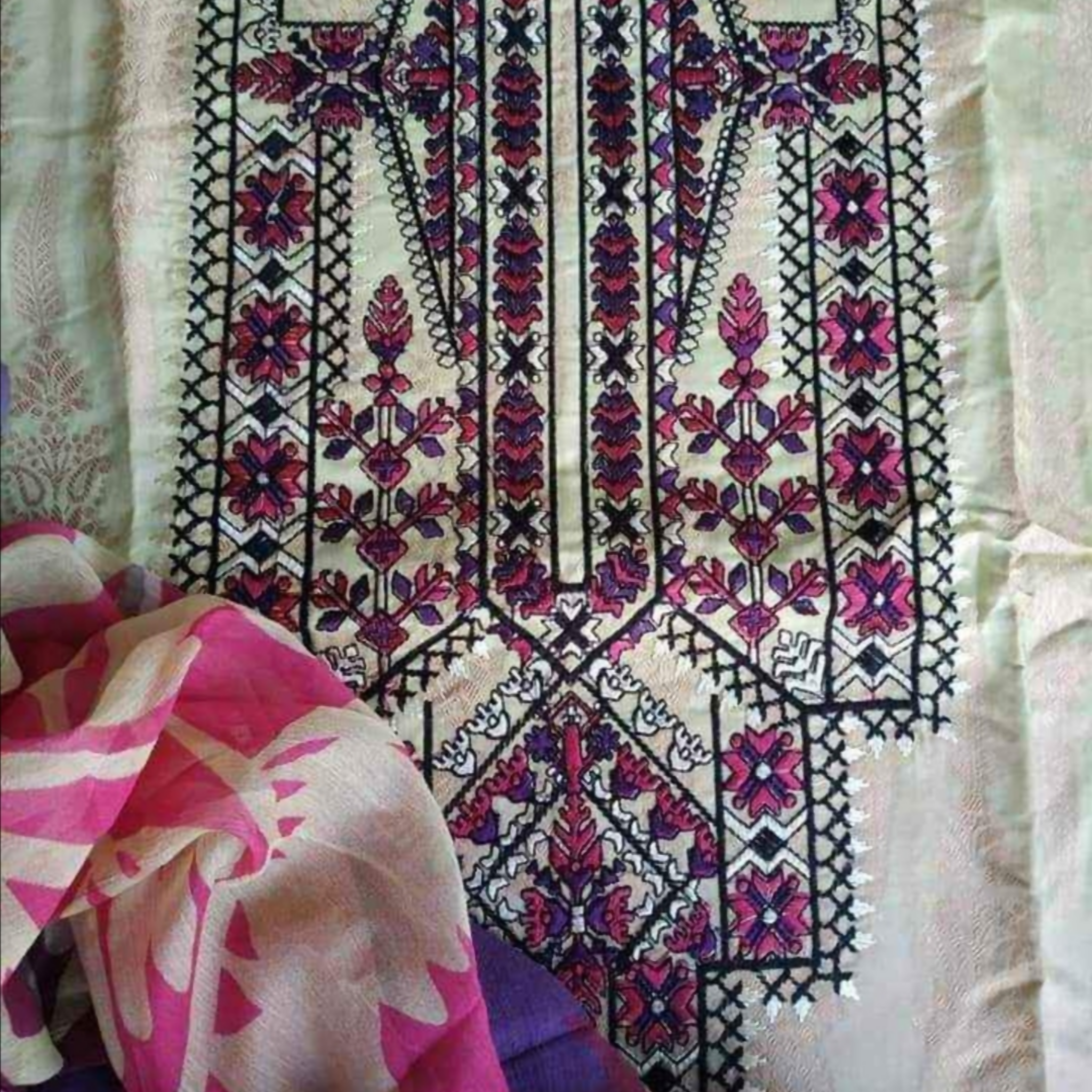 Jacquard Emb Viscose, Luxurious Comfort, Timeless Style - 3 Piece, for Women