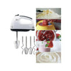 Electric Hand Mixer, Stainless Steel Attachments, Speed Settings