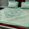 Bed Sheet, Luxurious Lace Plush Set by Amigo Home Textiles